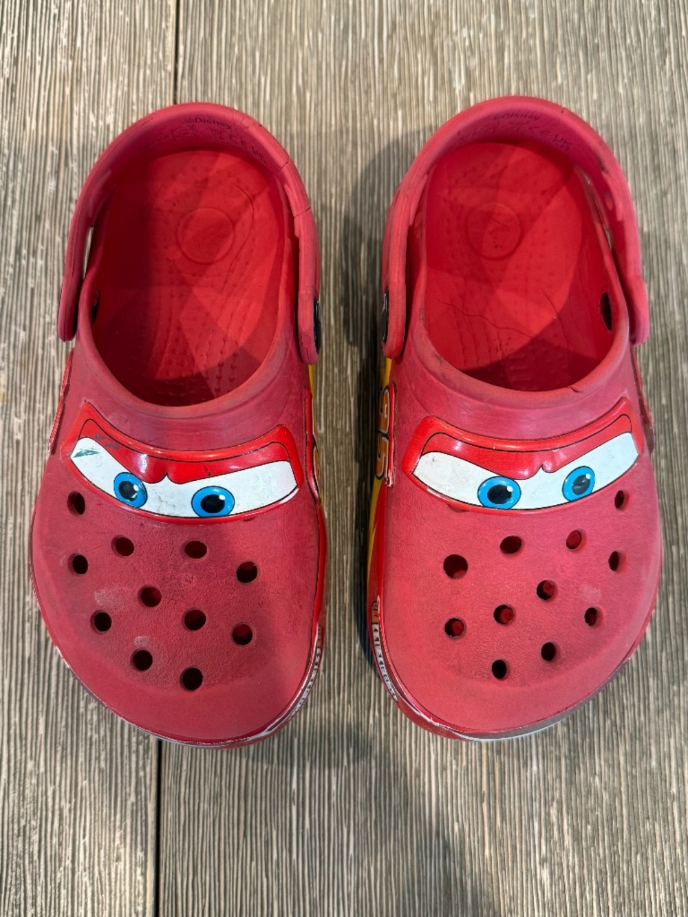 Crocs Cars Mcqueen Clogs Red-US 11 Kids